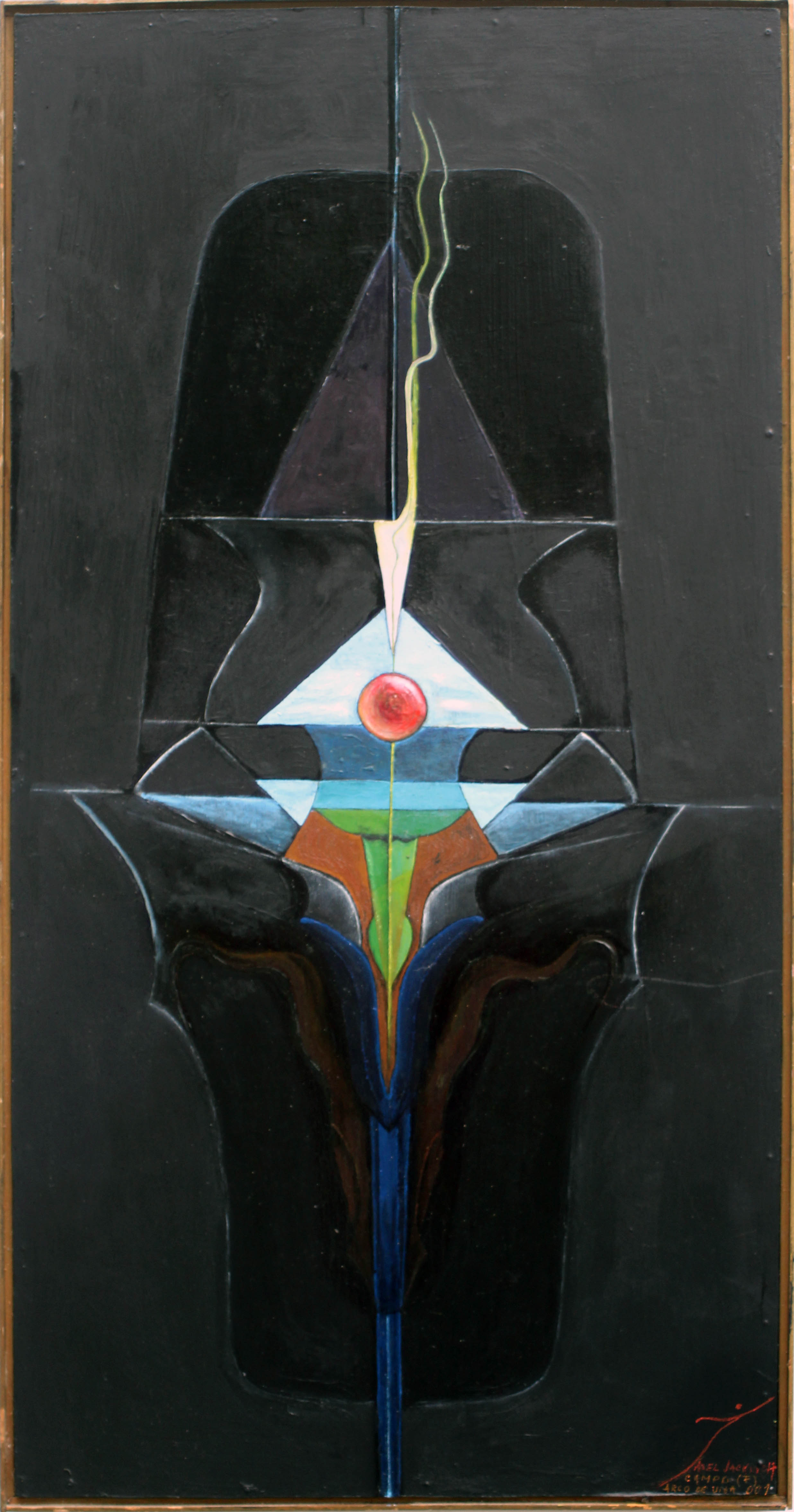 Pintura 001 Arco de Vida 0,92 X 0,48 axel jackisch